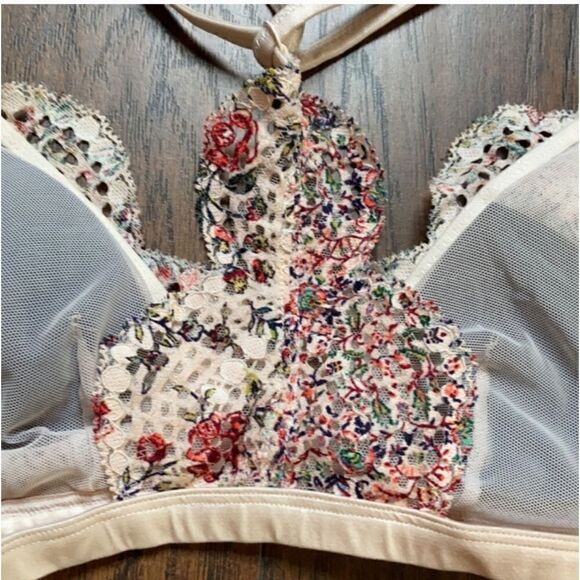 Victoria Secret Floral Racerback Bra XSMALL - Picture 6 of 8